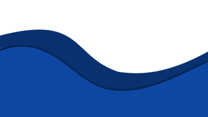 Dark Blue Corner Border Vector – Abstract Wave Edge Design for UI, Branding, and Digital Art