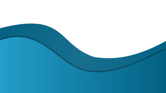 Light Blue Corner Border Vector – Abstract Wave Edge Design for UI, Branding, and Digital Art