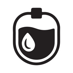 Community Blood Donor Help And Medical Support Icon