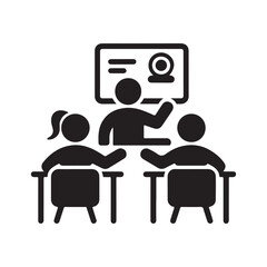 Group Learning Education Class Community Support Icon