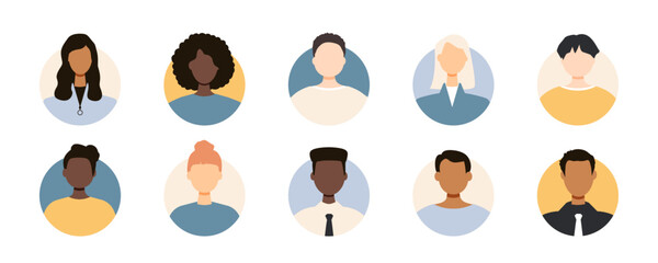 Avatars of different people.