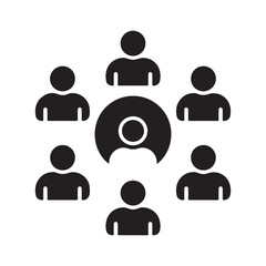 Teamwork Community Collaboration Online Remote Icon