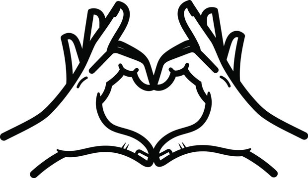 Show your love with this hand-drawn heart symbol, perfect for Valentine's Day or expressing affection in your designs and creative projects