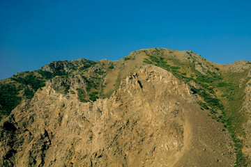 The mountain scenery of Xinjiang, China in Asia