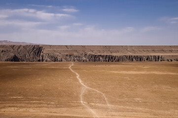 The mountain scenery of Xinjiang, China in Asia