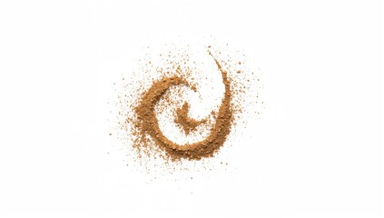 A white backdrop featuring arjun chal powder, known for its potential health benefits, World Health Day