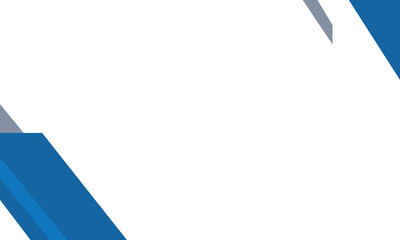 Modern abstract blue diagonal frame background with clean white space. Minimal geometric design ideal for business, corporate, or technology themes in presentations, posters, and templates.