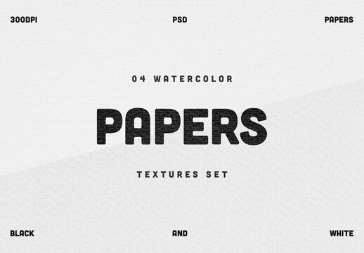 Watercolor Paper Textures
