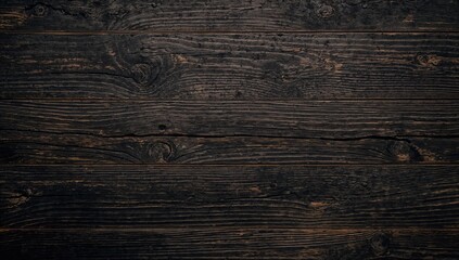 Vintage dark wooden surface backdrop