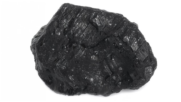 Chondrite Meteorite isolated, piece of rock from asteroid formation during Solar System creation, geological significance