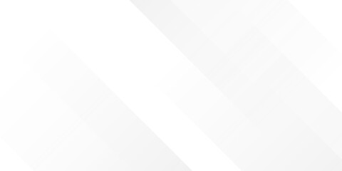 White abstract background with line pattern, banner design. Vector 16:9