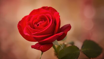 Large vibrant red rose for home decor, adding a touch of natural beauty