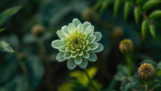 Beautiful floral wallpaper for mobile, vibrant greenery, ideal for nature backgrounds