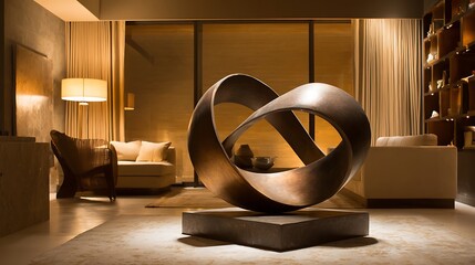 Modern luxury living room 