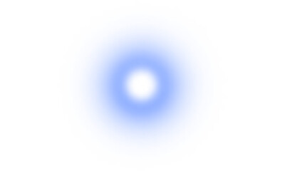 A mesmerizing blue light effect isolated on transparent background, radiating a soft glow and creating a captivating visual element for your design projects