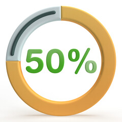 50 percentage