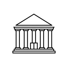 Fototapeta premium vector illustration of a column