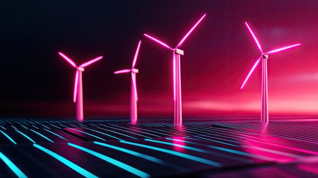 Harnessing renewable energy through solar and wind power amid financial growth trends and sustainable innovation