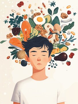 A man with a subtle bald spot on the top of his head