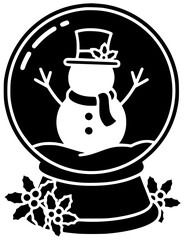 christmas illustration winter silhouette cold logo snow icon holiday outline white nature happy day season celebration sky snowball outdoor shape cheerful vector graphic background