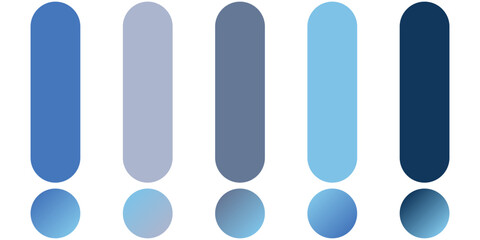 a set of pastel color palletes