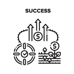Success Icon Set Vector Illustration Graphic Design