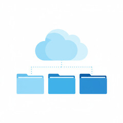 Cloud Computing and Distributed Data Storage System Illustration