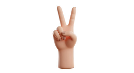Victory hand gesture celebrates success and peace, conveying optimism and positive vibes for global harmony and triumph