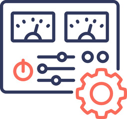 Process Control Dual Tone Icon