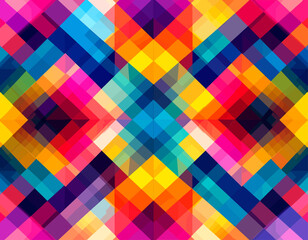 Vibrant Geometric Pattern Abstract Background.