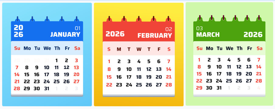 July 2026 Calendar. July August September 2026 Monthly Planner, Strategic July 2026 Time Organizer. Vector flat illustration