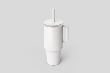 Tumbler Mockup with Handle
