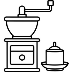 Coffee grinder for fresh coffee beans