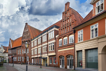 Street in Luneburg downtown, Germany