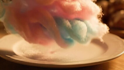 national cotton candy day fluffy pink blue dessert sweet treat