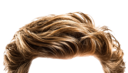 Close-up of styled light brown hair (4)