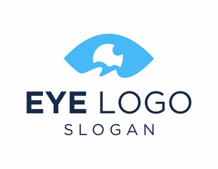 Logo design about Eye on a white background. created using the CorelDraw application.