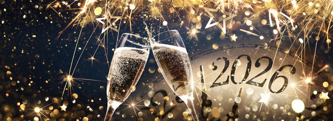 New Year's Eve 2026 Celebration Background