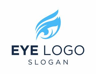 Logo design about Eye on a white background. created using the CorelDraw application.