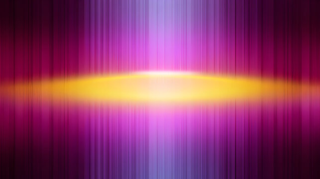 Vibrant abstract background with glowing golden light streak across a gradient of deep purple and soft pink vertical lines
