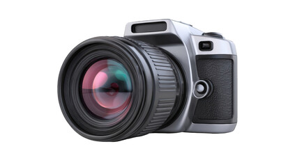 Fototapeta premium 3D model of a vintage-style SLR camera