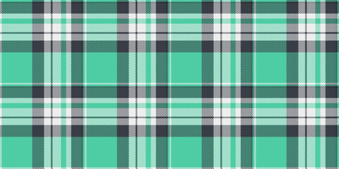 Pixelated tartan pattern in cool hues. A fresh, seamless plaid design suitable for backgrounds, textiles, or digital art projects. Versatile  stylish.