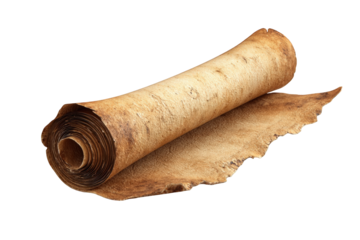 Aged scroll on black background (1)