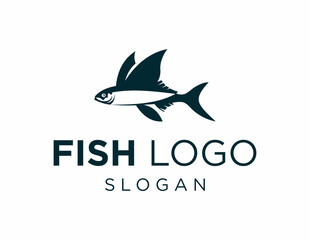 Logo design about Fish on a white background. created using the CorelDraw application.