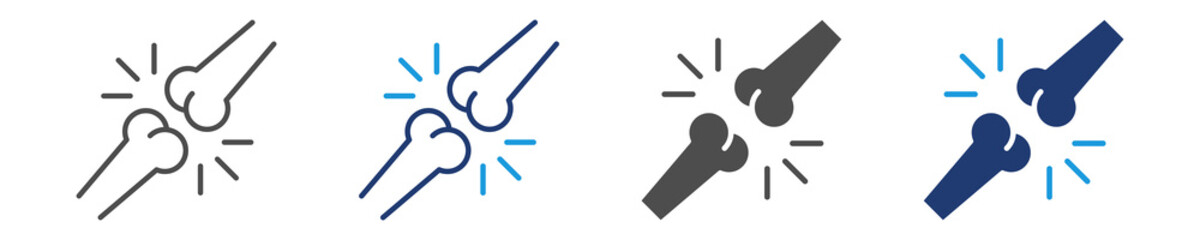 bone icon set multiple style