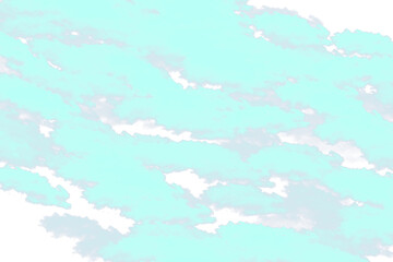 Beautiful abstract cloud design isolated in a transparent background