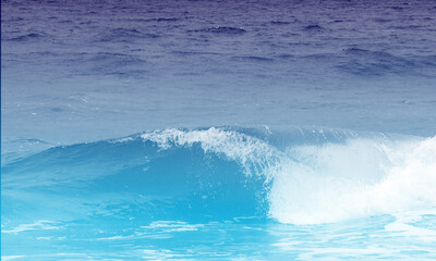 It is an image created with a Photoshop brush that creates waves and bubbles.