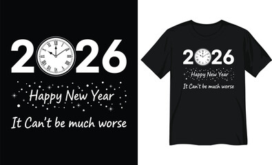 2026 Happy New Year Countdown Graphic