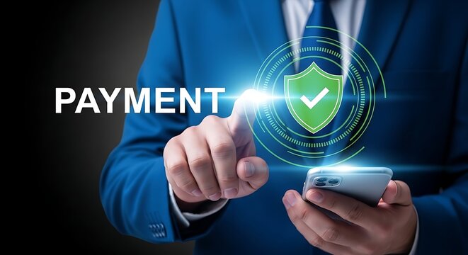Secure payment processing with mobile phone and digital technology