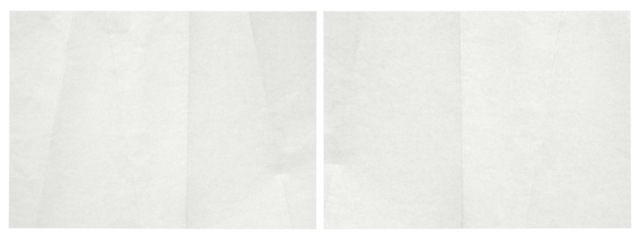 set of white folded paper sheet isolated on transparent png background,Crumpled Paper Poster Photo Effect Mockup,blank folded Paper texture overlay effec